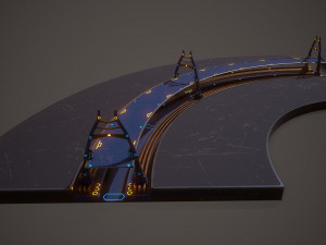 sci fi city package 3D Модель