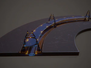 sci fi city package 3D Model