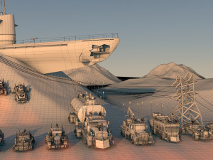 mega apocalyptic car package 3D Model