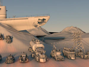 mega apocalyptic car package 3D Model