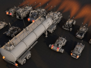 mega apocalyptic car package 3D Model