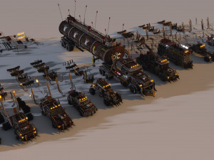mega apocalyptic car package 3D Model