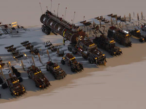 mega apocalyptic car package 3D Model