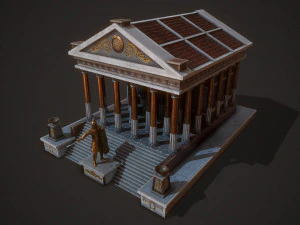 ancient temple 3D Model