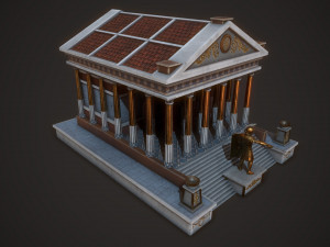 ancient temple 3D Модель