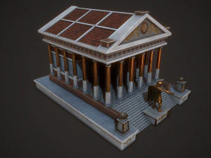 ancient temple 3D Model
