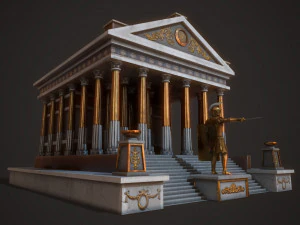 ancient temple 3D Model