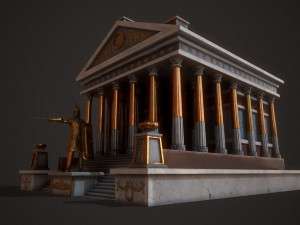ancient temple 3D Модель