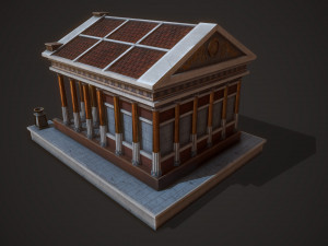 ancient temple 3D Модель