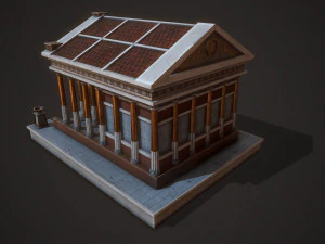 ancient temple 3D Model