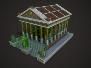 ancient temple 3D Model