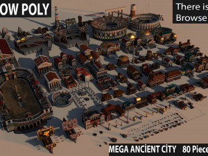 ancient temple pack 3Dモデル