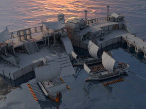 pacchetto mega citt&agrave; romana Modello 3D