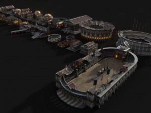 mega roman city pack 3D Model