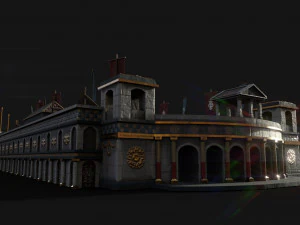 pacchetto mega citt&agrave; romana Modello 3D