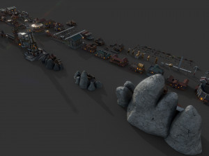 mega roman city pack 3D Model