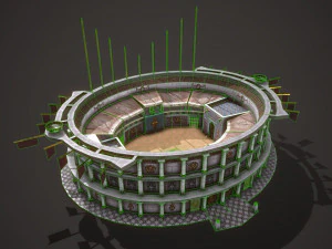ancient colosseum 01 3D Model