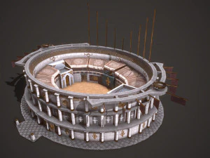 ancient colosseum 01 3D Model