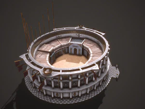 ancient colosseum 01 3D Model