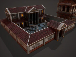 pacote de casa antiga Modelo 3D