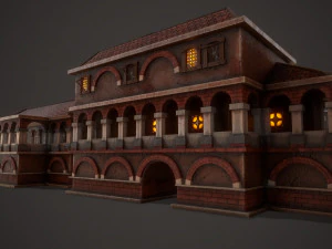 pacote de casa antiga Modelo 3D
