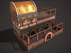 ancient tavern 01 3D Model