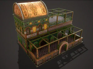 ancient tavern 01 3D Model