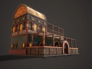 ancient tavern 01 3D Model