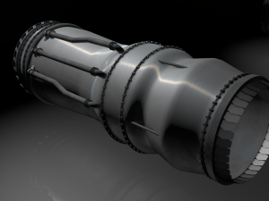 jet engine Modello 3D