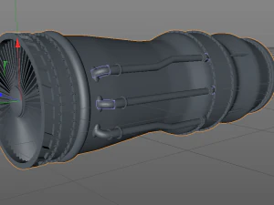 jet engine 3D Model