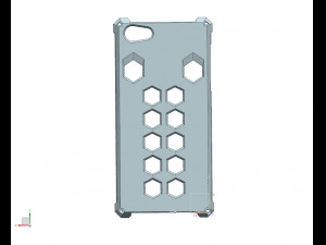 iphone se 5 5s case sesto elemento Modello di stampa 3D