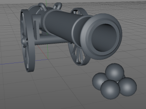 artillery model Modelo 3D