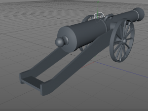 artillery model Modelo 3D