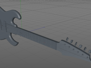 rock electric guitar 3D Model