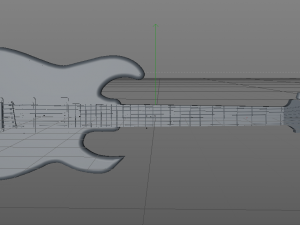 rock electric guitar 3D Model
