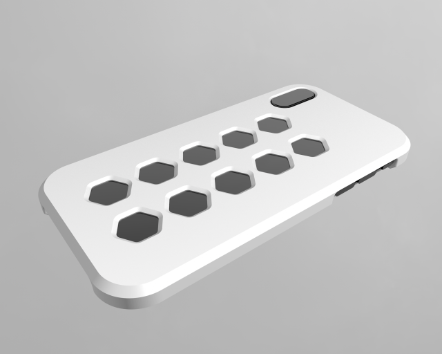 iphone x xs case sesto elemento 3D Принт Модель .c4d .max .obj .3ds .fbx .stl .blend 
