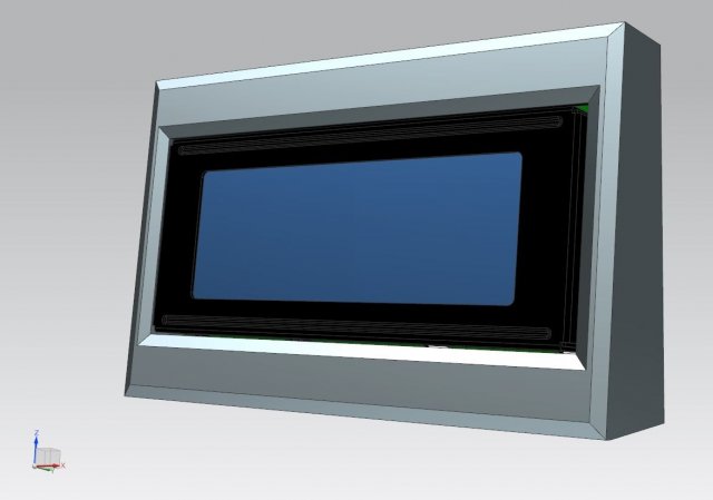 frame for display arduino lcd2004 3D Print Model .c4d .max .obj .3ds .fbx .stl .blend