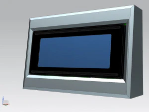 frame voor display arduino lcd2004 3D printmodel