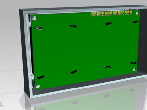 frame for display arduino lcd2004 3D Print Model