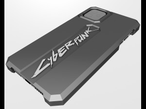 iphone 11 case cyberpunk 3D Baskı Modeli