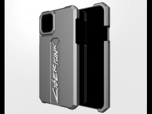iphone 11 case cyberpunk 3D Print Model