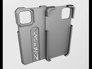 iphone 11 case cyberpunk 3D Print Model