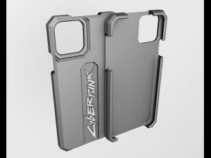 iphone 11 pro max case cyberpunk 3D Print Model