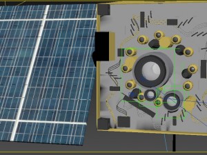 space satellite Model 3D