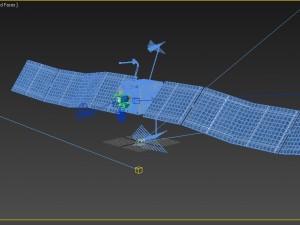 space satellite Model 3D