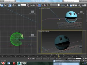 pacman ghost pixel 3D Model