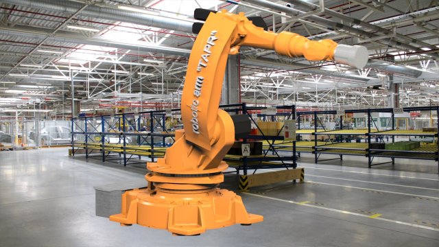 industrial robot Modelo 3D .c4d .max .obj .3ds .fbx .stl .blend 