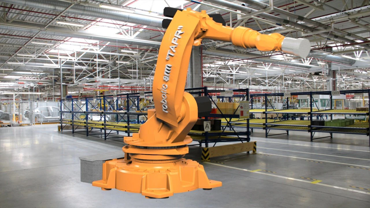 industrial robot 3D Model .c4d .max .obj .3ds .fbx .stl .blend 