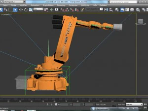 industrial robot 3D Model