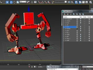 robot war 3D Model